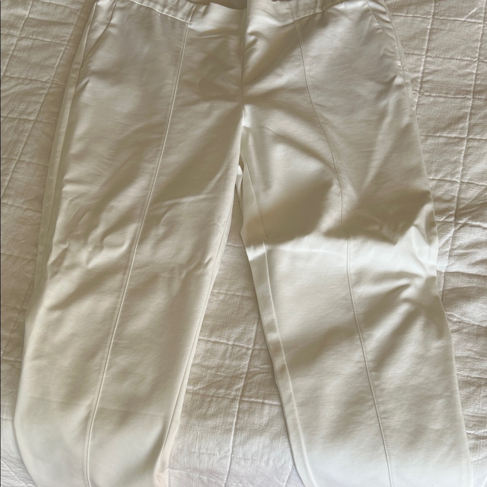 J. Jill Women's Cream Ankle Pants Size 14P